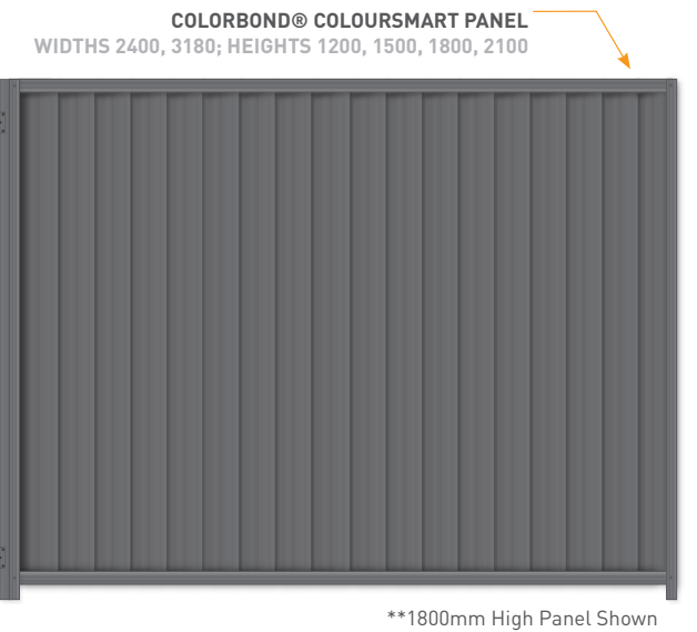 Oxworks Coloursmart Fencing Sawtooth STEEL SELECT®